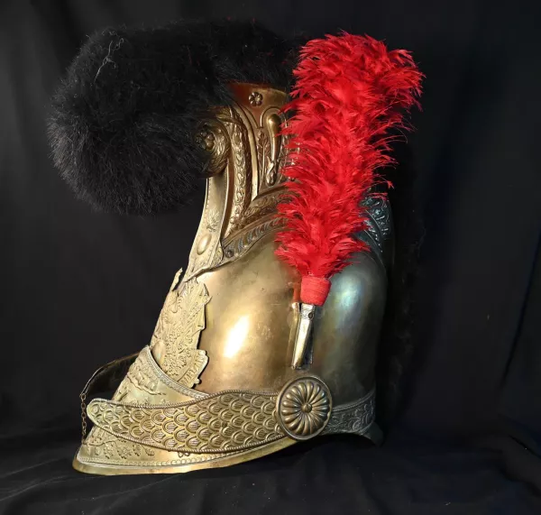 French "Pompier" Fireman Helmet around 1840. Visuel 1 principal